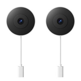 WESECUU AI Connected W'911 Call Advanced AI Description Notification Integrated Chatgpt Wifi Pet Vehicle Alert Window Camera (Option: 2PCS)